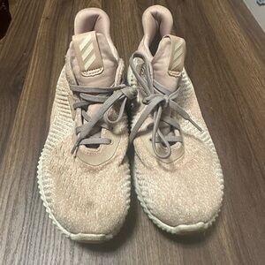 Adidas Light Tan Athletic Sneakers